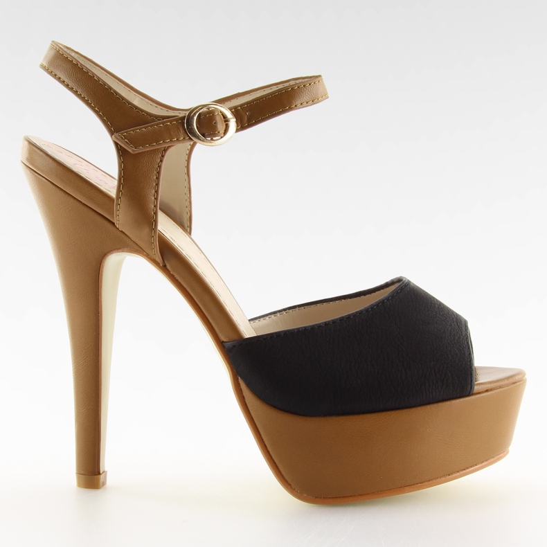VB33050 Negro tacones altos marrón