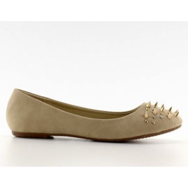 Bailarinas con tachuelas HU926 caqui