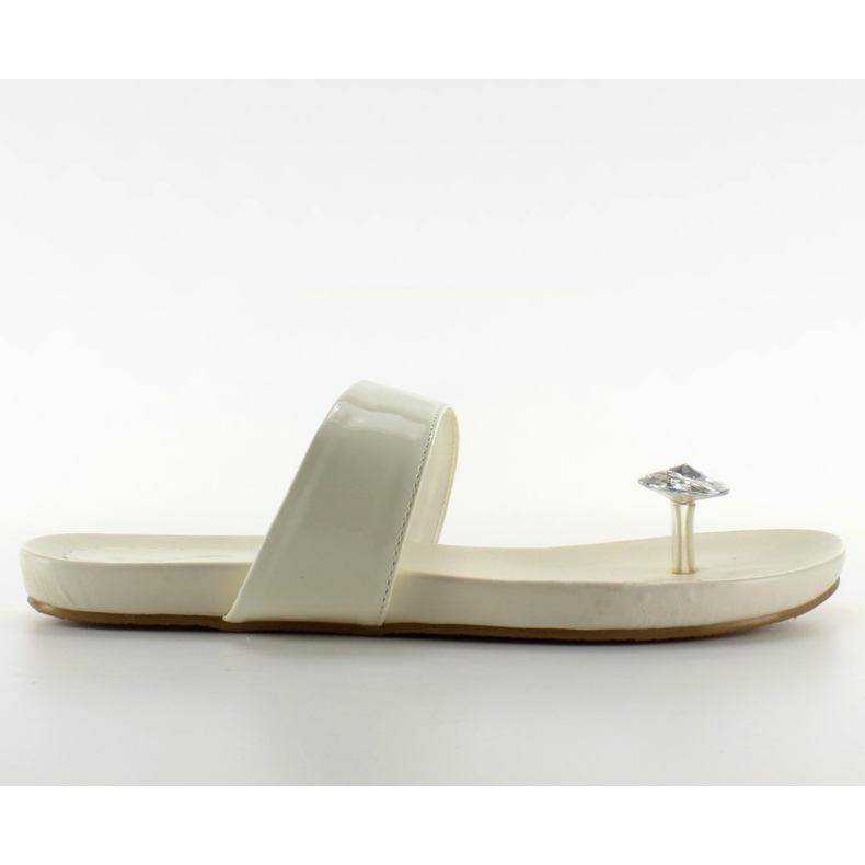 Chanclas originales 809-1 blanco marrón