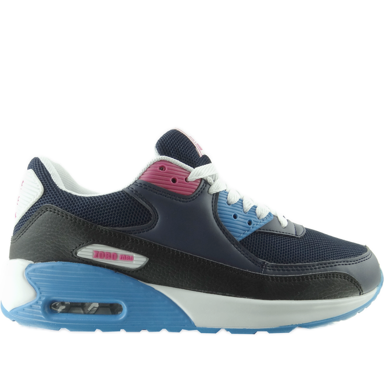 Deportivas Air B123 Marino / Blanco negro