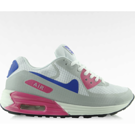 Zapatillas deportivas Air B306M blanco-gris azul rosa