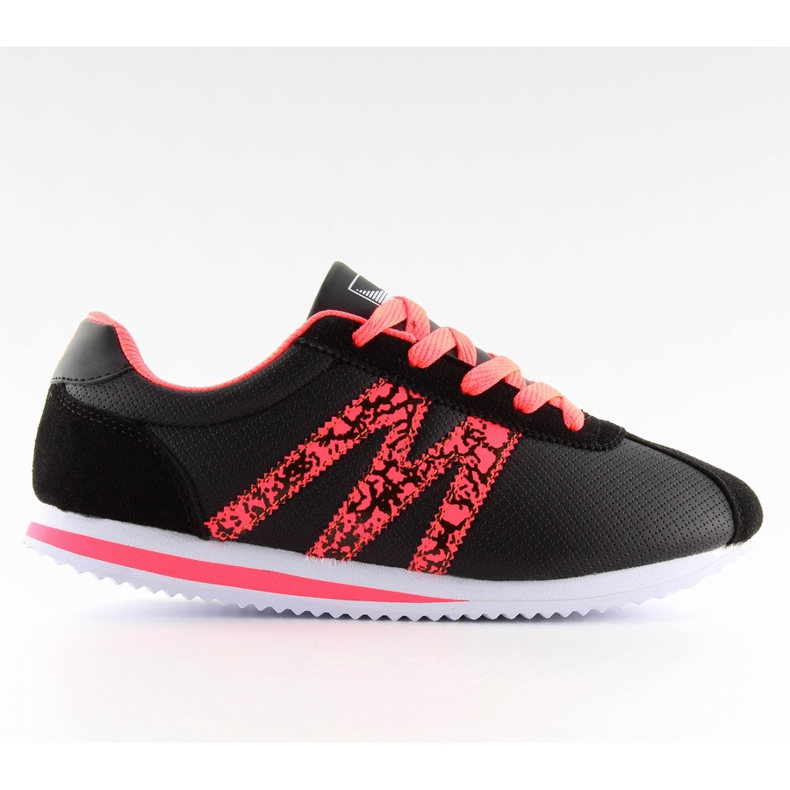 Zapatillas deportivas B683 muy cómodas negras rojo negro