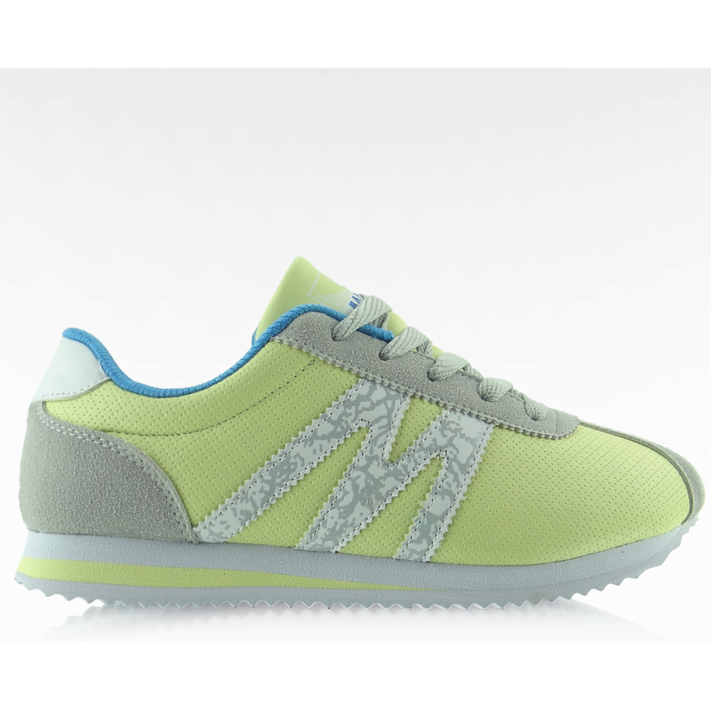 Zapatillas deportivas muy cómodas B683 amarillas. amarillo gris