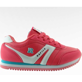 Calzado estilo running B686 frambuesa. rojo