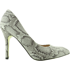 Stilettos Clásicos Suela Dorada 200-106-1 multicolor gris