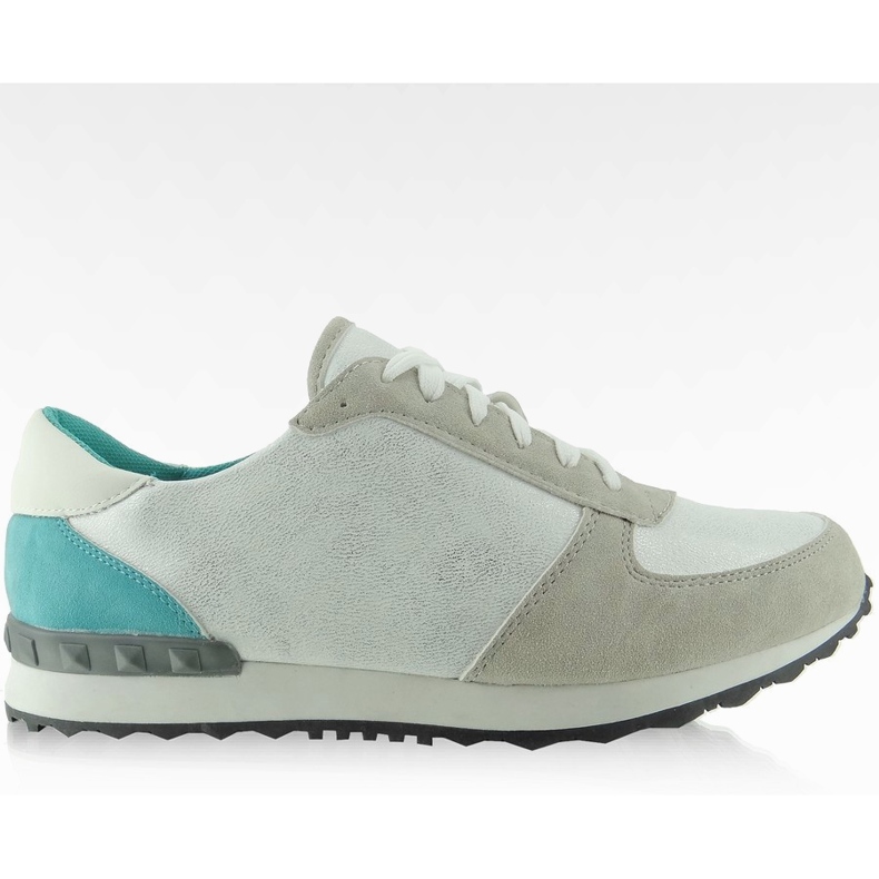 Y618 zapatos deportivos pastel blanco Blanco multicolor marrón
