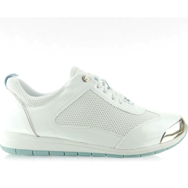 Zapatillas deportivas con una placa blanca Y621. blanco amarillo