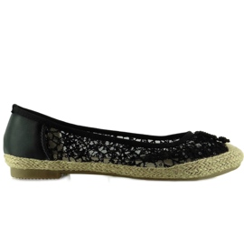 Alpargatas Cordones L99163 Negro