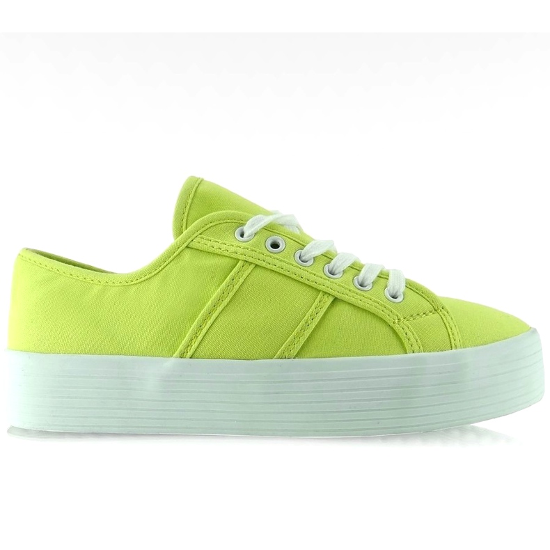 Zapatillas altas suela verde fluorescente Zapatillas altas suela verde fluorescente