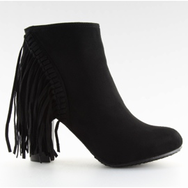 Botas de flecos C138 Negro