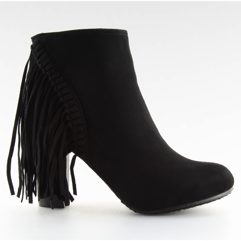 Botas de flecos C138 Negro
