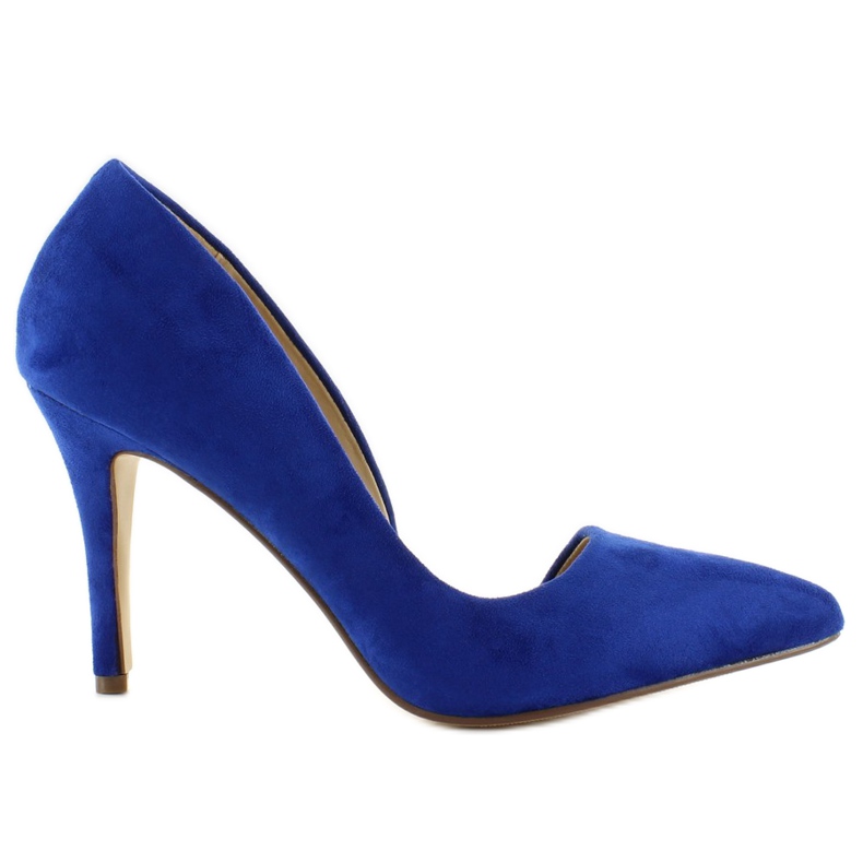 Tacones altos asimétricos C27 Ante Cobalto azul Tacones altos asimétricos C27 Ante Cobalto azul