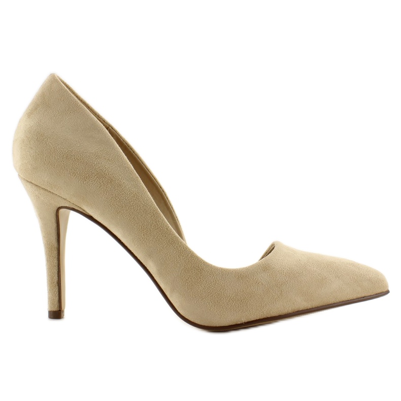 Stilettos asimétricos ante C27 Beige