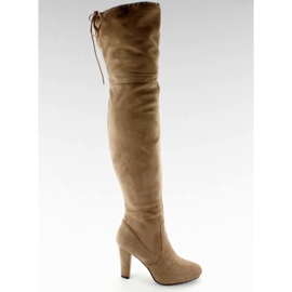 SK102 Tacones caqui