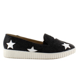 Deportivas con estrellas suela alta Negro Deportivas con estrellas suela alta Negro