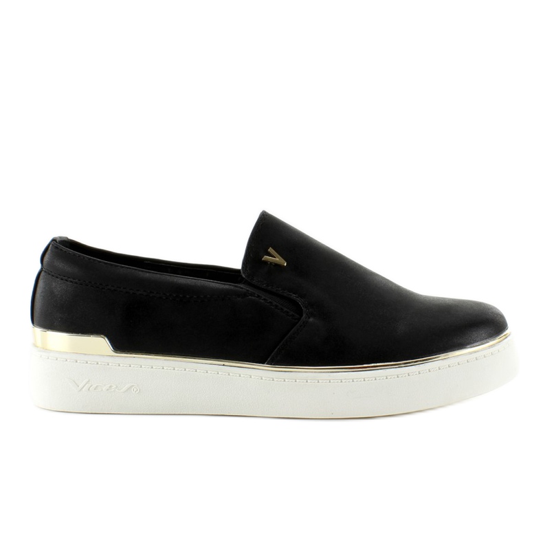 Slip-on con ribete metalizado 786 Negro