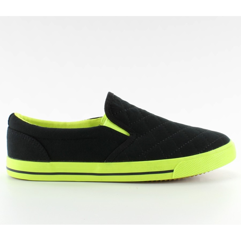 Algodón acolchado sin cordones H537 Negro