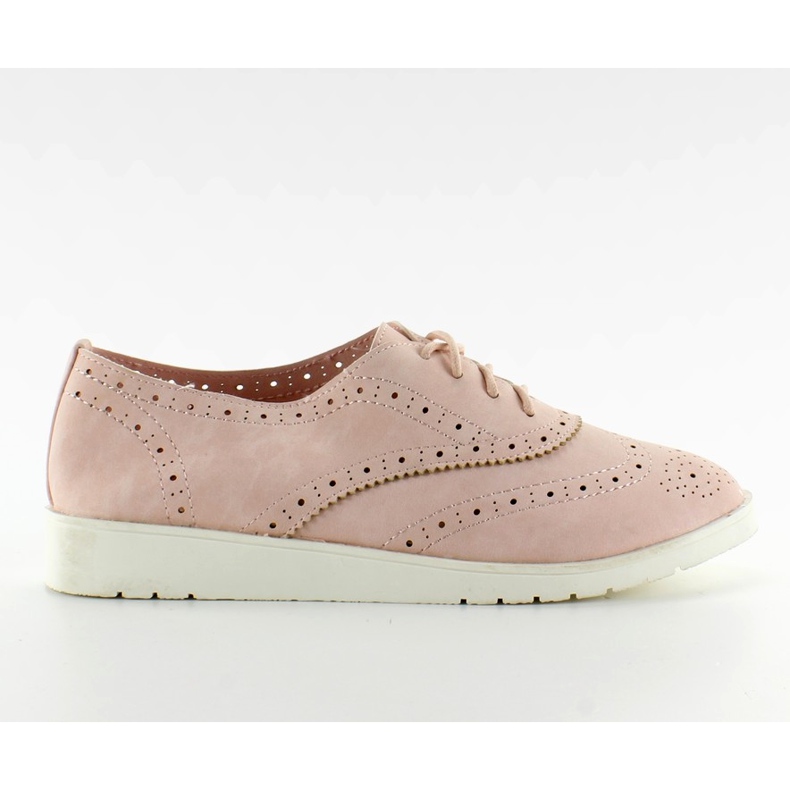 Mocasines pasteles calados R97P Rosa rosado