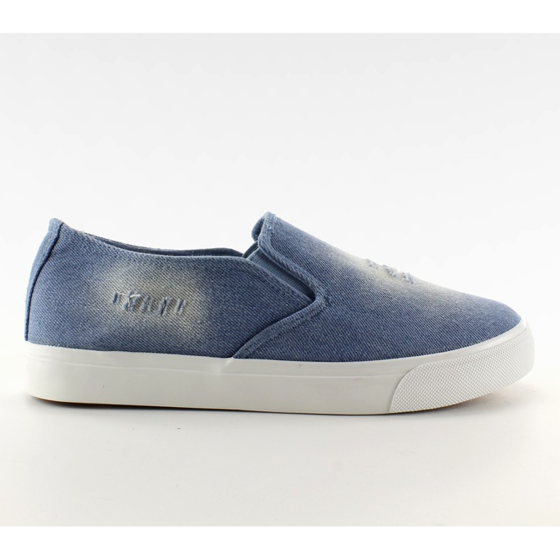 Zapatillas de deporte de jeans slip-on K-89 L. azul