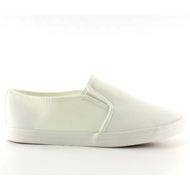 Material zapatillas slip-on 1-98 Blanco