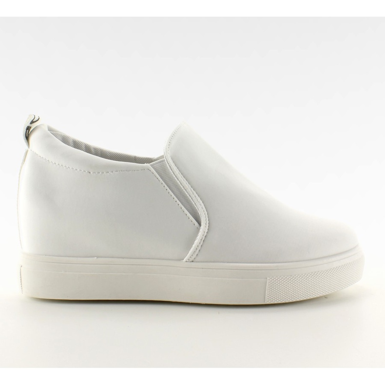 Slip-on tela cuña 6-6 Blanco