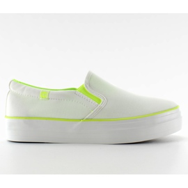 Slipony en doble suela GF-41 Blanco