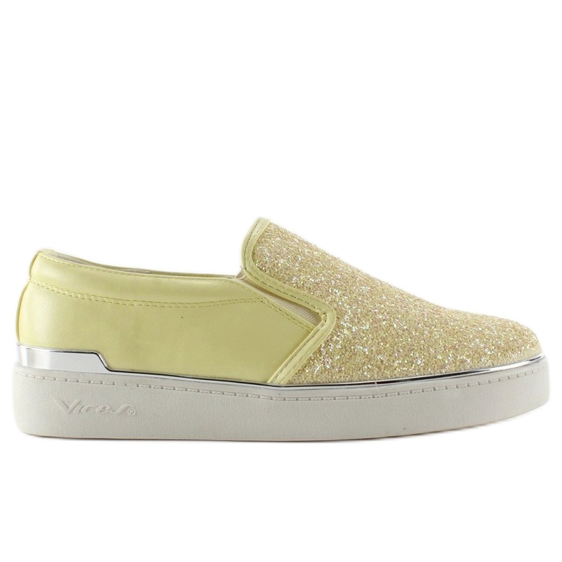 Elegante elegante slipony 788-26 Amarillo