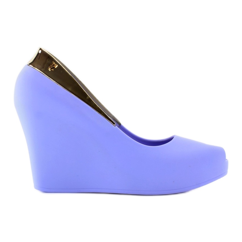 Meliski oro cuña S22 Azul tacón Meliski oro cuña S22 Azul tacón