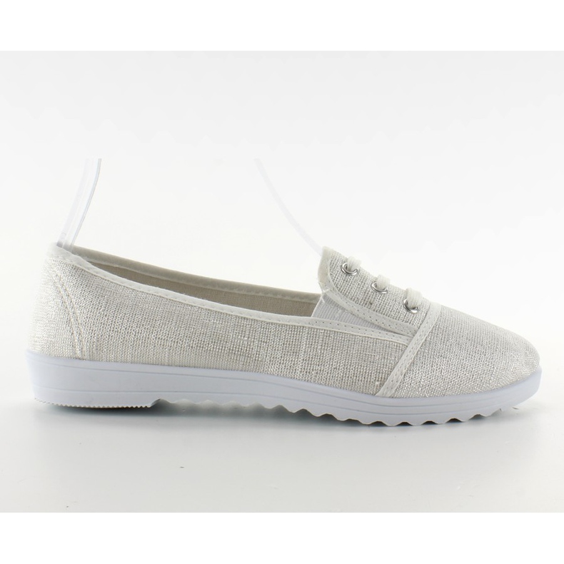 Zapatillas con cordones preciosas Blanco marrón multicolor