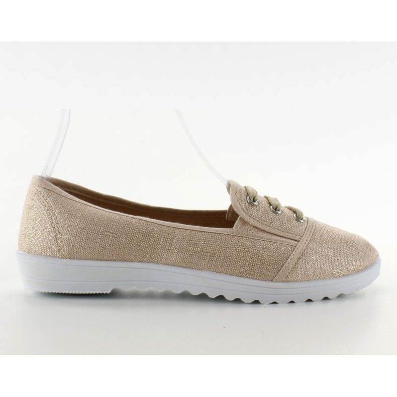 Zapatillas con cordones preciosas Qf05P marrón