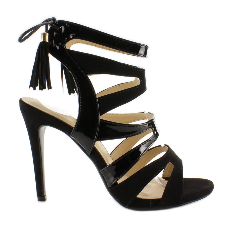 Sandalias tacón 5009 Negro