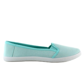 Zapatillas slip-on de lona C27-8 Azul