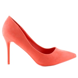 Bombas en un cómodo tacón naranja 1029 multicolor Bombas en un cómodo tacón naranja 1029 multicolor