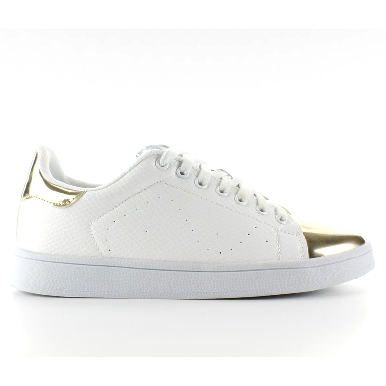 Deportivas puntera metalizada YP-01 Oro blanco amarillo