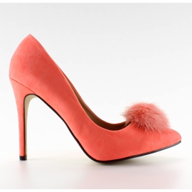 Alfileres con pompón de ZJ-06 Latas naranjas rosa