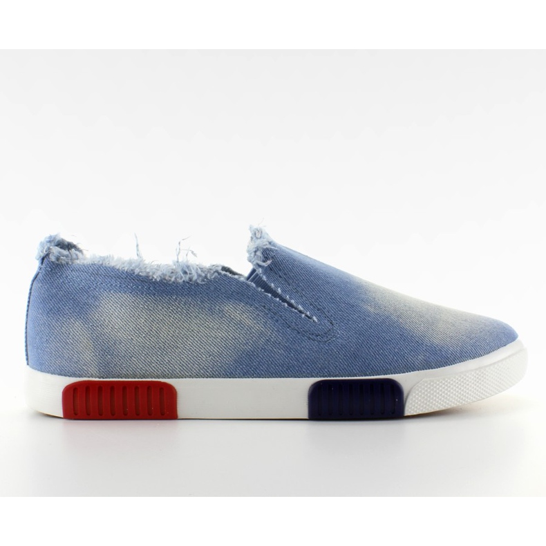 Zapatillas con suela de colores vivos BL65 L. Azul.