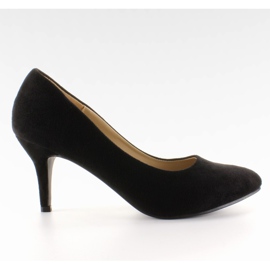 Zapatos de tacón negro M246 de ante