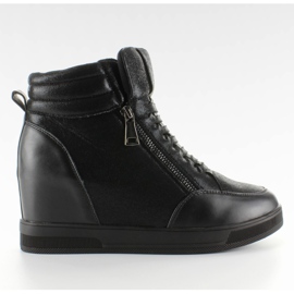 Zapatillas con cremallera R13 Negro