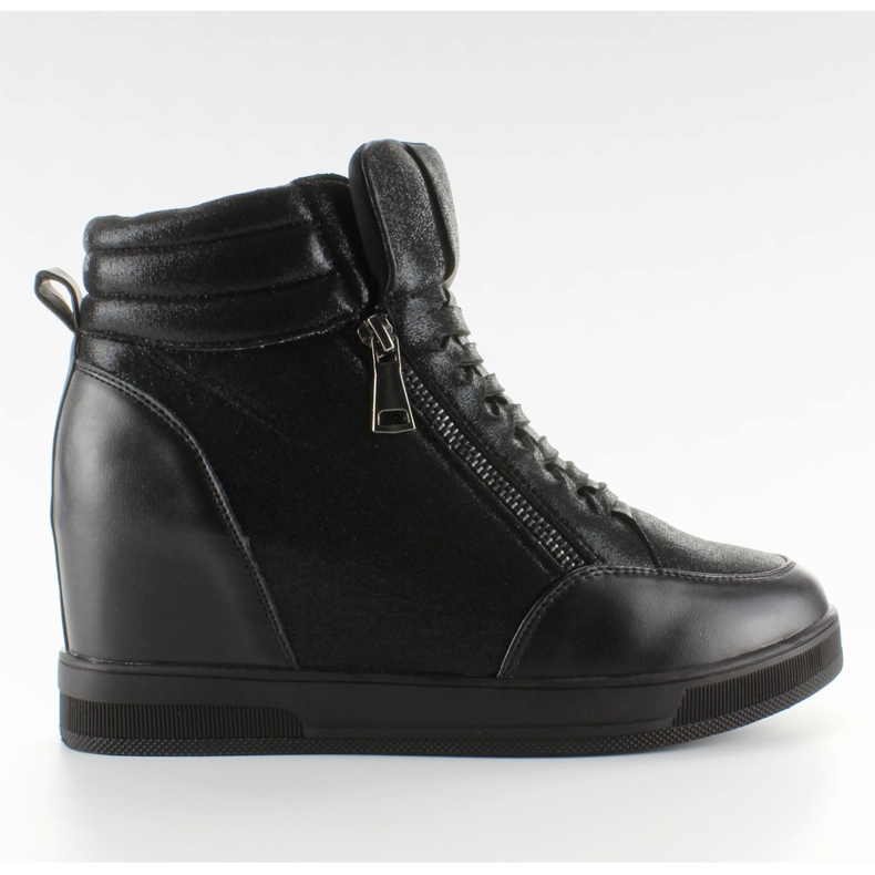 Zapatillas con cremallera R13 Negro