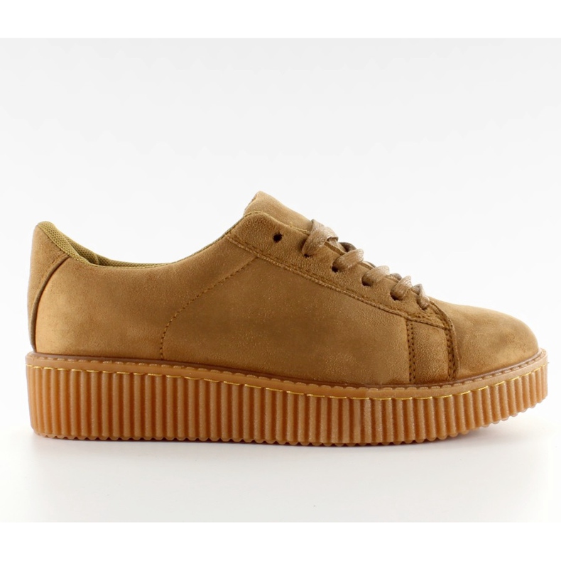 Creepers On K-95 Camel Rubber Sole marrón