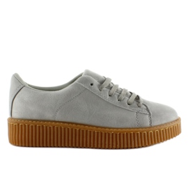 Creepers en la suela de goma K-95 gris