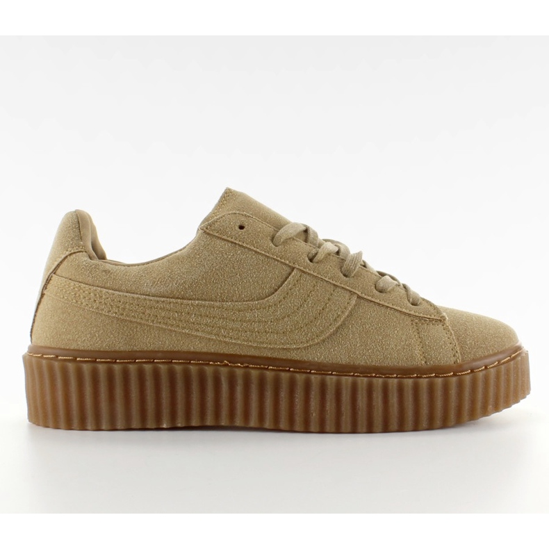Creepers de ante 8149 Beige