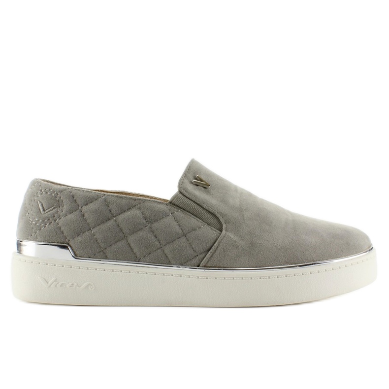 Deportivas slip-on de ante 7103 Gris Deportivas slip-on de ante 7103 Gris