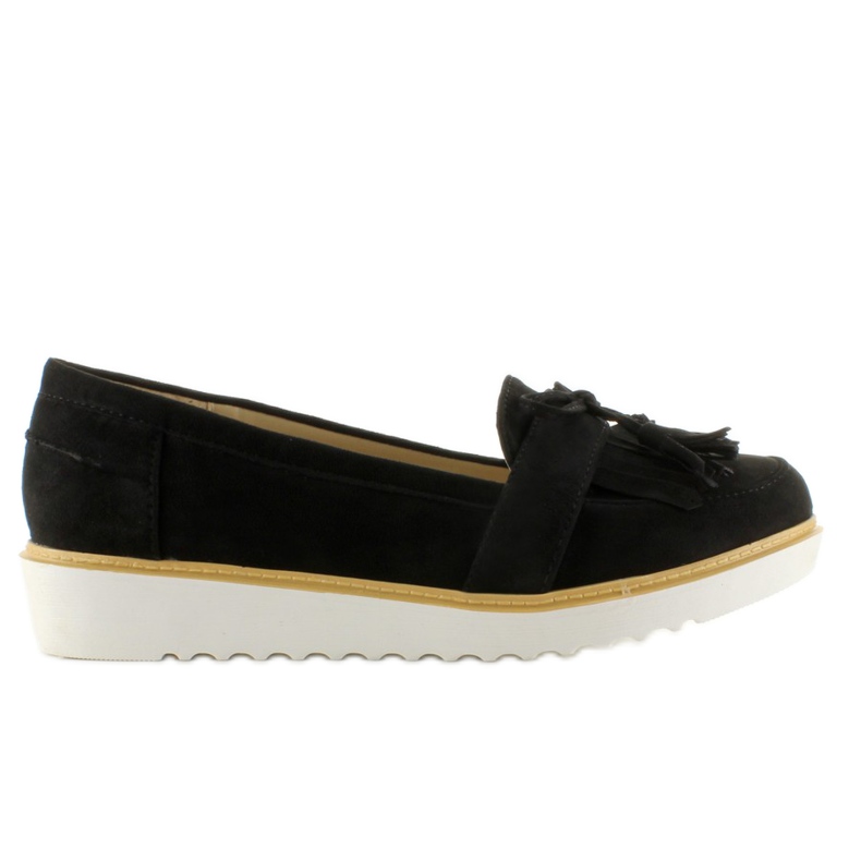 Mocasines Mujer Ante 6043 Negro