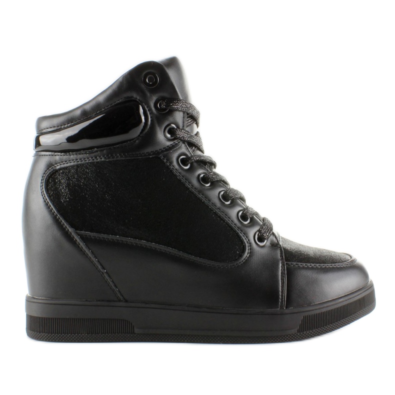 2017-3 Zapatillas altas negras negro