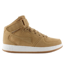Deportivas Altas Ante B777 Beige