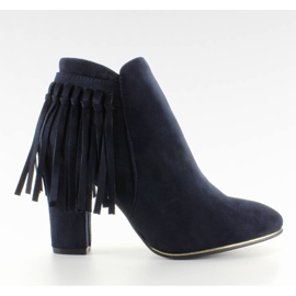 Botas con ribete dorado B908D D. Azul azul marino