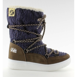 Botas de nieve esquimales Marino azul marino