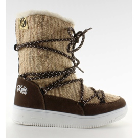 Botas de nieve esquimales para niños Beige