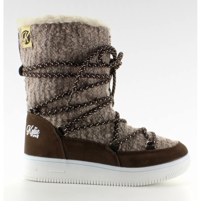 Botas de nieve esquimales para niños Taupe marrón